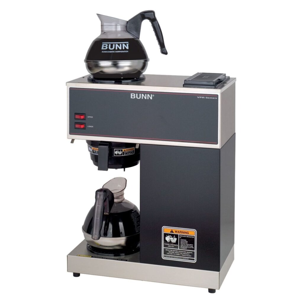 VPR CAFETERA DE GOTEO (1U/1L WARMERS) CON 2 DECANTADORES EASY POUR