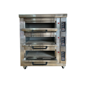 GFO-6C HORNO A GAS DE 3 NIVELES CON PIEDRA REFRACTARIA